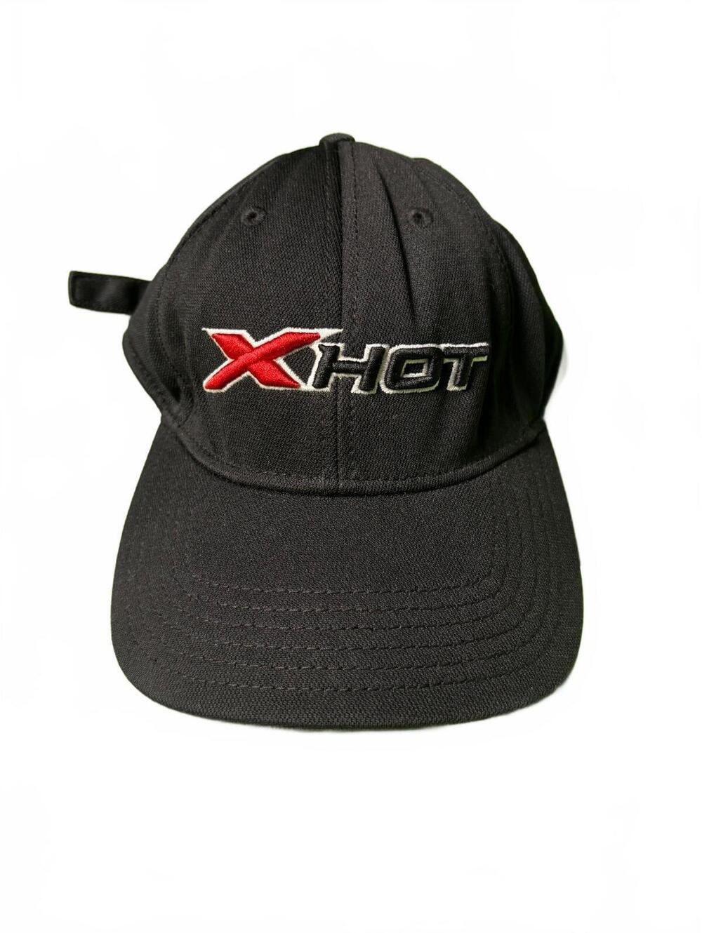 Callaway X Hot Golf Hat Black Red Embroidered Adjustable Cap